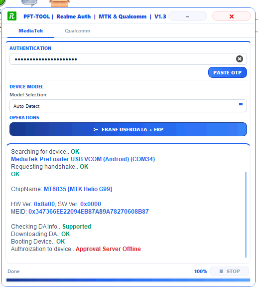 PFT-TOOL {Realme One-Click Unlock}